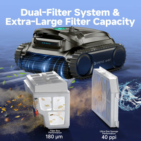 WYBOT M1 Cordless Robotic Pool Cleaner With App Control