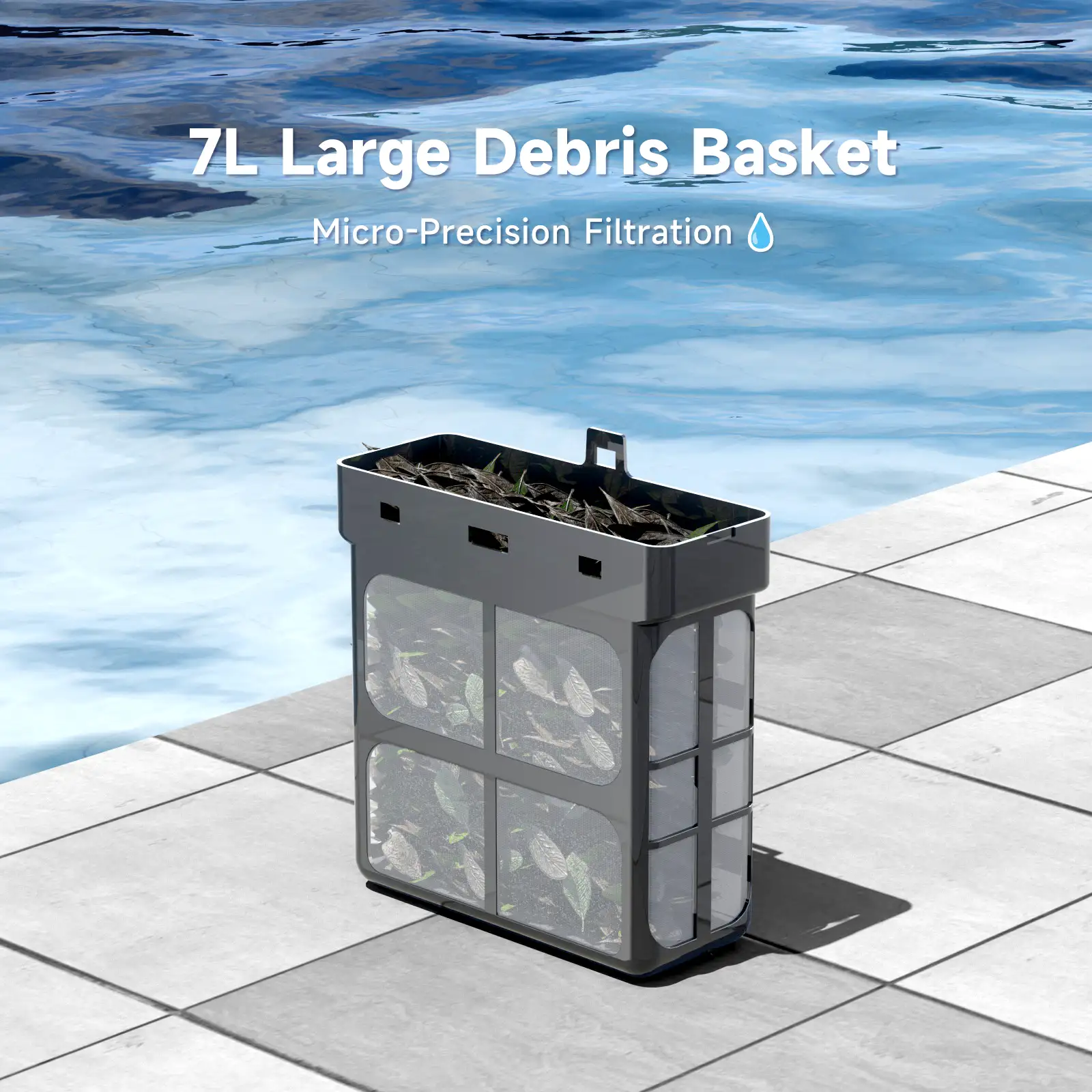 WYBOT F1 Pool Skimmer Solar Powered Robotic Cleaner