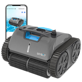 Wireless Robot Vacuum Pool Cleaner WYBOT C1PRO Rechargeable Clean Walls Background Cleaning 150Mins Running Time