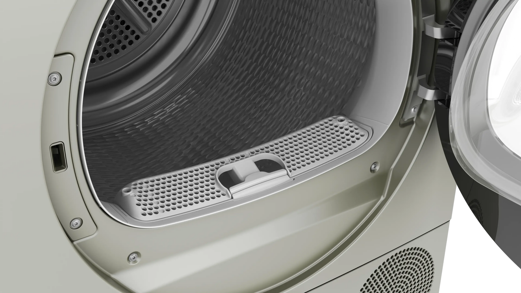 Bosch Series 6 WQG245S9GB - Silver 9KG Heat Pump Condenser Dryer, - A++ energy