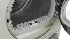 Bosch Series 6 WQG245S9GB - Silver 9KG Heat Pump Condenser Dryer, - A++ energy