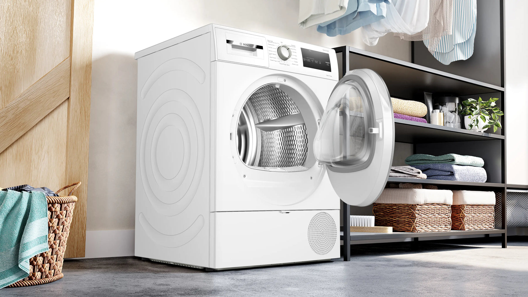Bosch Series 4 WTH85224GB - White Heat Pump Tumble Dryer - A+++ Rated - 8KG