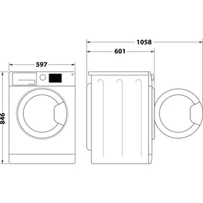 Hotpoint C HD C92 WWGD UK - White 9KG Condenser Tumble Dryer - B Energy Rating