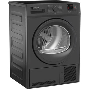 Hotpoint C HD C82 GGGD UK - Graphite 8KG Condenser Tumble Dryer - 15 Programs - B Energy Rating