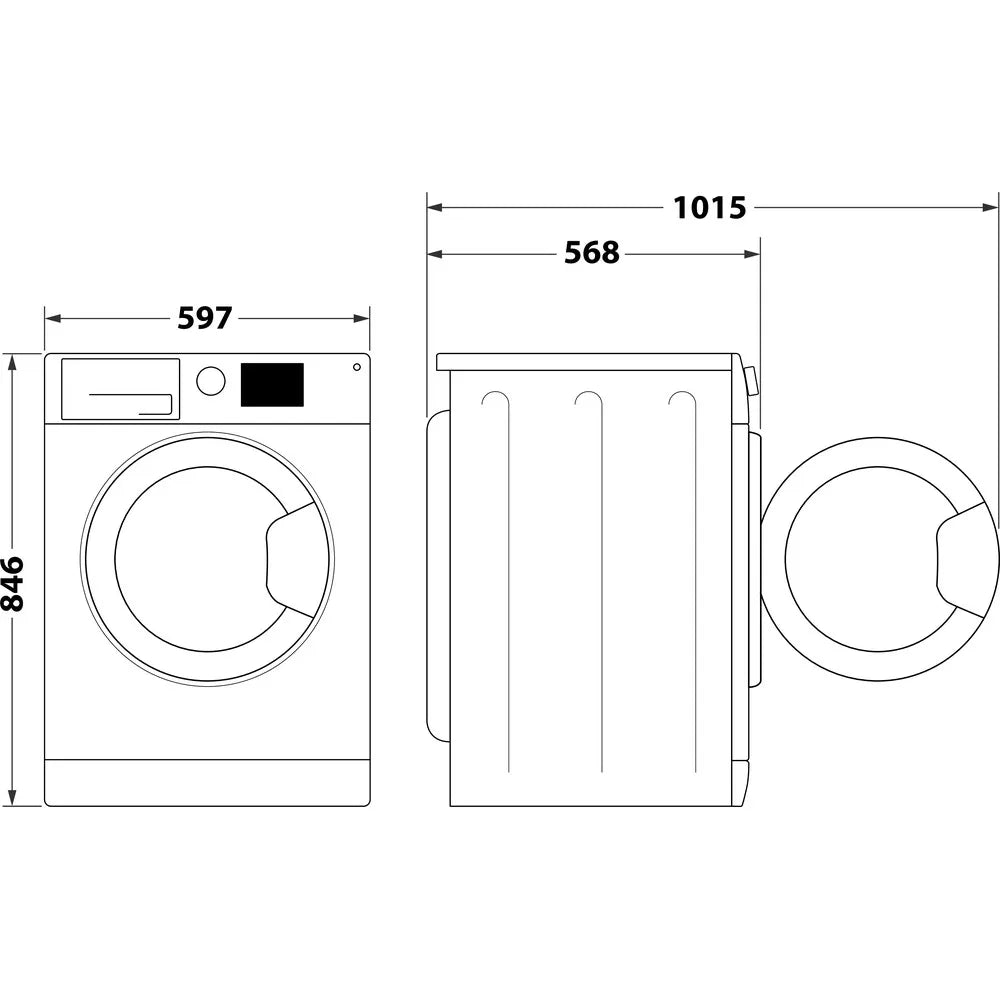 Hotpoint C HD C82 BBGD UK - Black 8KG Tumble Dryer - B Energy Rating