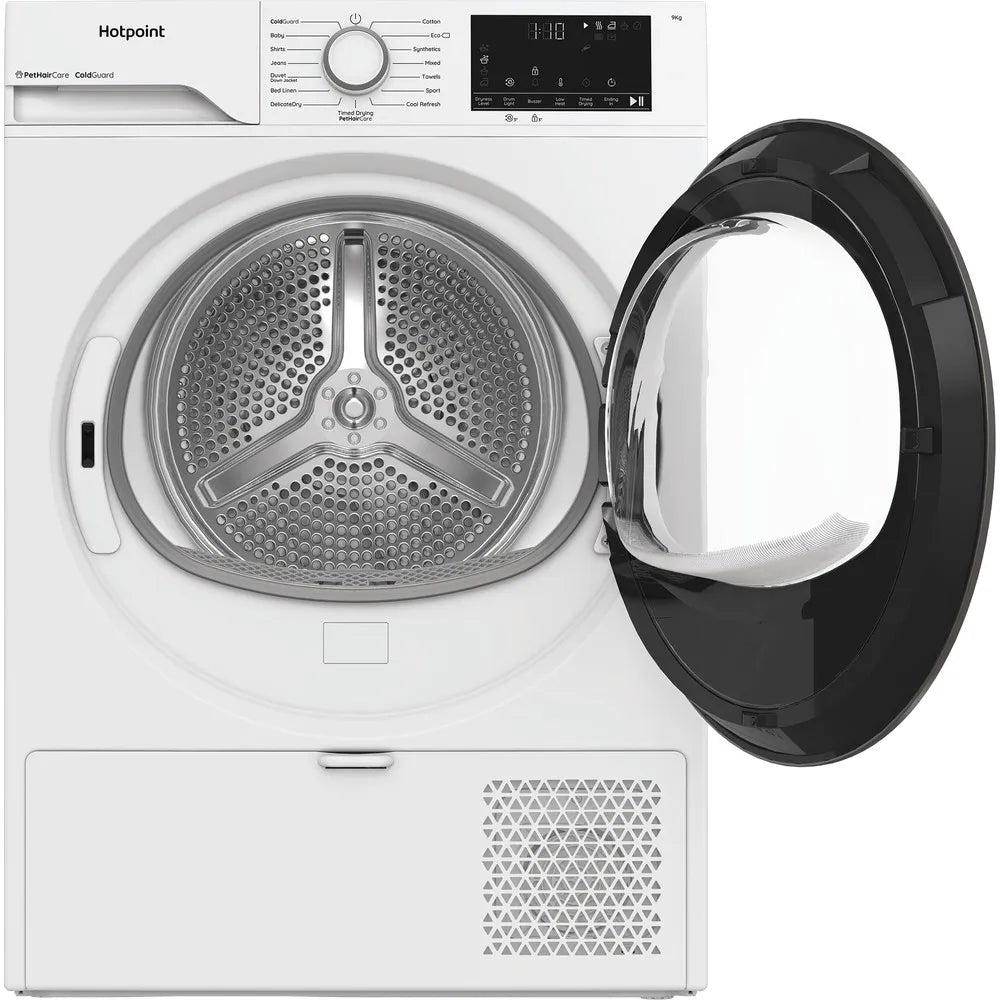 Hotpoint C HD 93M WWS UK - White 9KG Heat Pump Tumble Dryer - Cold Guard - D Energy Rating