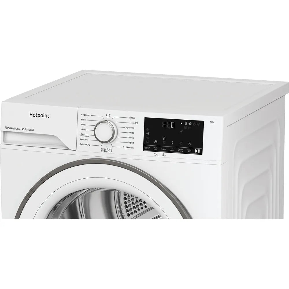 Hotpoint C HD 93M WWS UK - White 9KG Heat Pump Tumble Dryer - Cold Guard - D Energy Rating