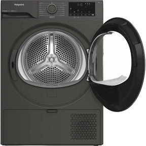Hotpoint C HD 93M GG UK - Graphite 9KG Heat Pump Tumble Dryer - Cold Guard - Front Loading