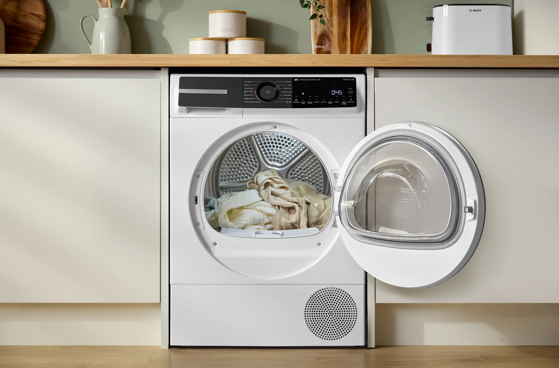 Bosch Series 6 WQH246D9GB - White 9KG Heat Pump Tumble Dryer - A++ Energy