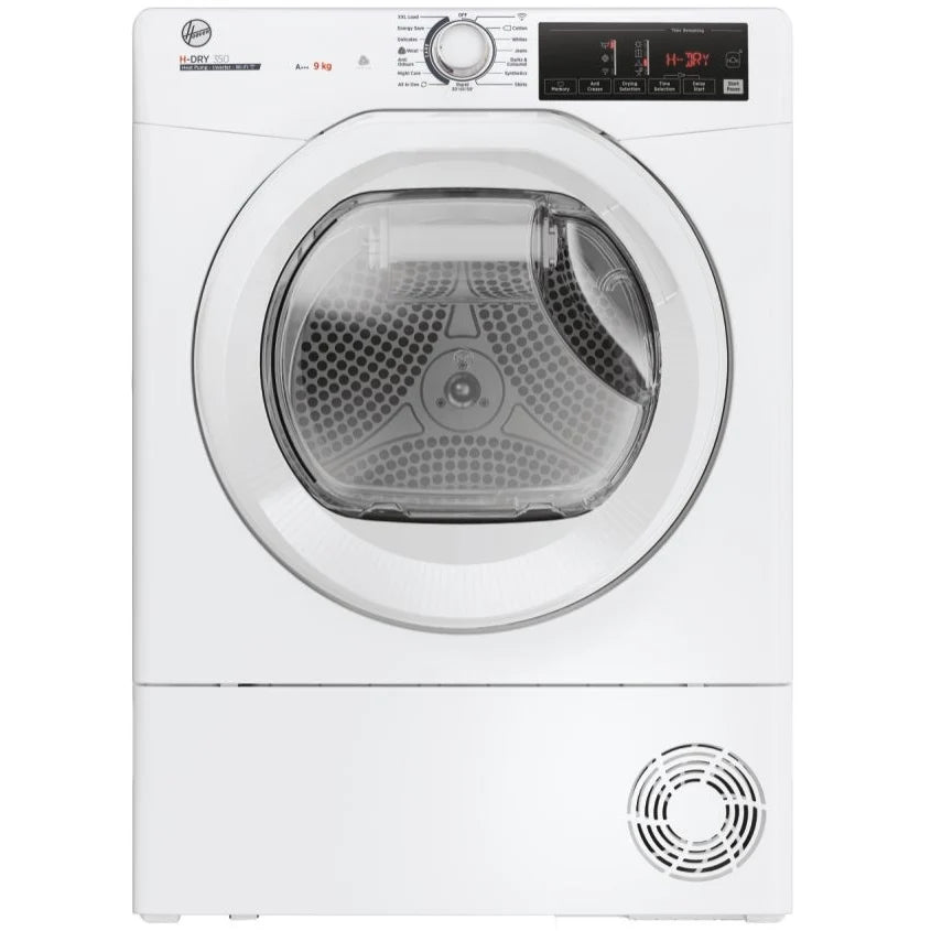 Hoover HRE H9A3TE-80/N - White 9KG Heat Pump Tumble Dryer - A+++ Energy