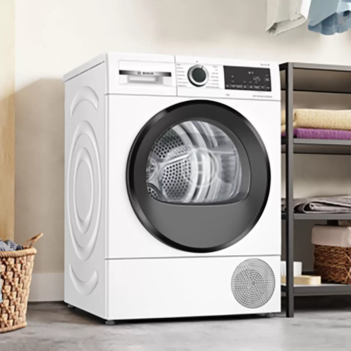 Bosch Series 6 WQG24500GB - White 9KG Heat Pump Tumble Dryer - A+++ Energy