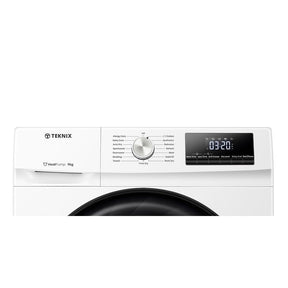 Teknix TKHP9HW - White 9KG Heat Pump Condenser Dryer - E energy