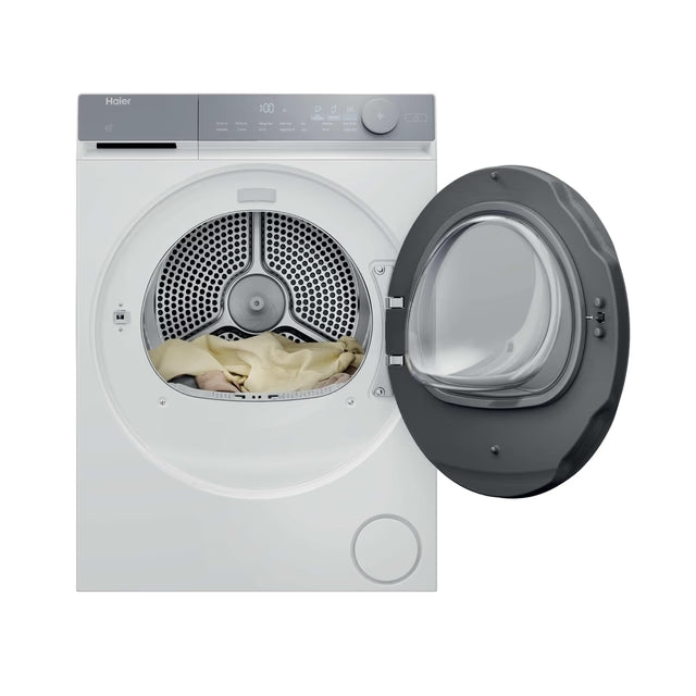 Haier HD90-C367U1-UK - White 9KG Heat Pump Tumble Dryer - D Energy