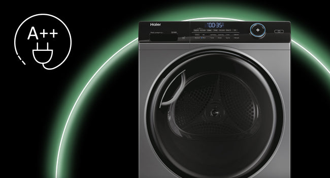 Haier HD100-A2939 - White 10KG Heat Pump Tumble Dryer - A++ Energy Rating
