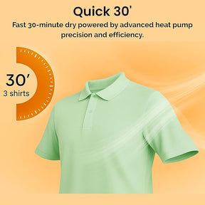 Teknix TKHP8HS - Titanium 8KG Heat Pump Tumble Dryer - E Energy