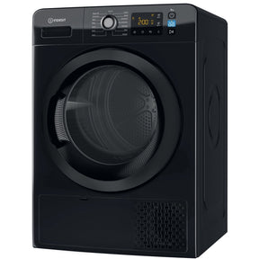 Indesit YT M11 92B X UK - Black Heat Pump Condenser Dryer - A++ energy