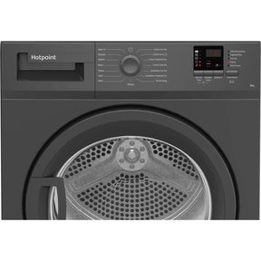 Hotpoint C HD C82 GGGD UK - Graphite 8KG Condenser Tumble Dryer - 15 Programs - B Energy Rating