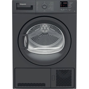 Hotpoint C HD C82 GGGD UK - Graphite 8KG Condenser Tumble Dryer - 15 Programs - B Energy Rating
