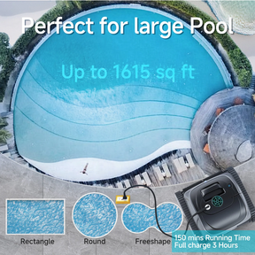 Smart Cordless Pool Robot for Effortless Daily Cleaning WYBOT C1  with APP