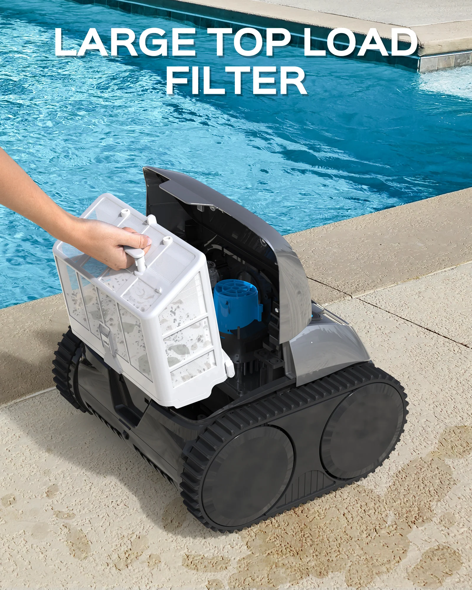 Smart Cordless Pool Robot for Effortless Daily Cleaning WYBOT C1  with APP