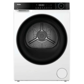 Haier HD120-E357U1-UK - White 12KG Heat Pump Condenser Dryer - D Energy Rating