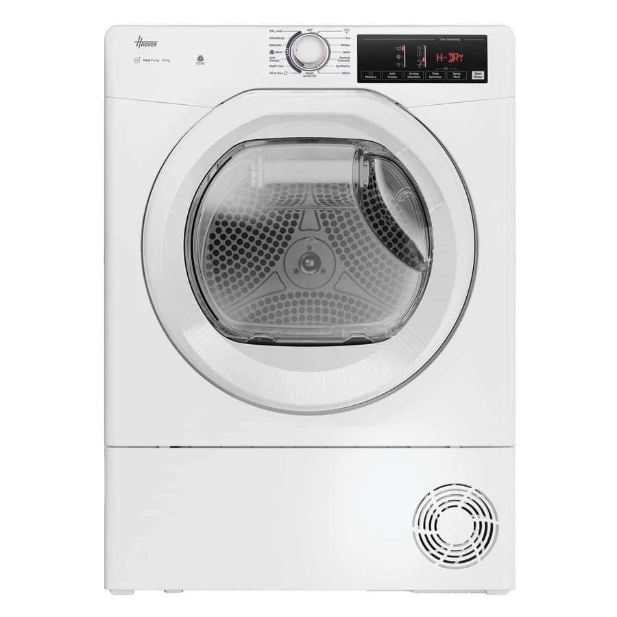 Hoover HRE H10N2TE-80 - White 10KG Heat Pump Tumble Dryer - E Energy