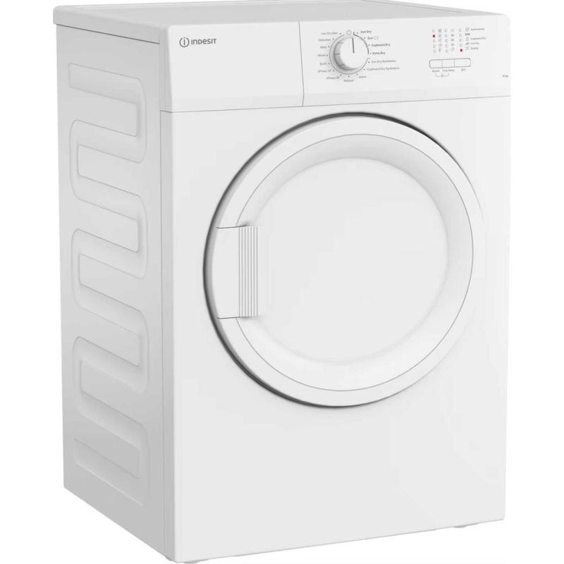 Indesit C YD A81 WWGL UK - White 8KG Tumble Dryers - Vented - C energy