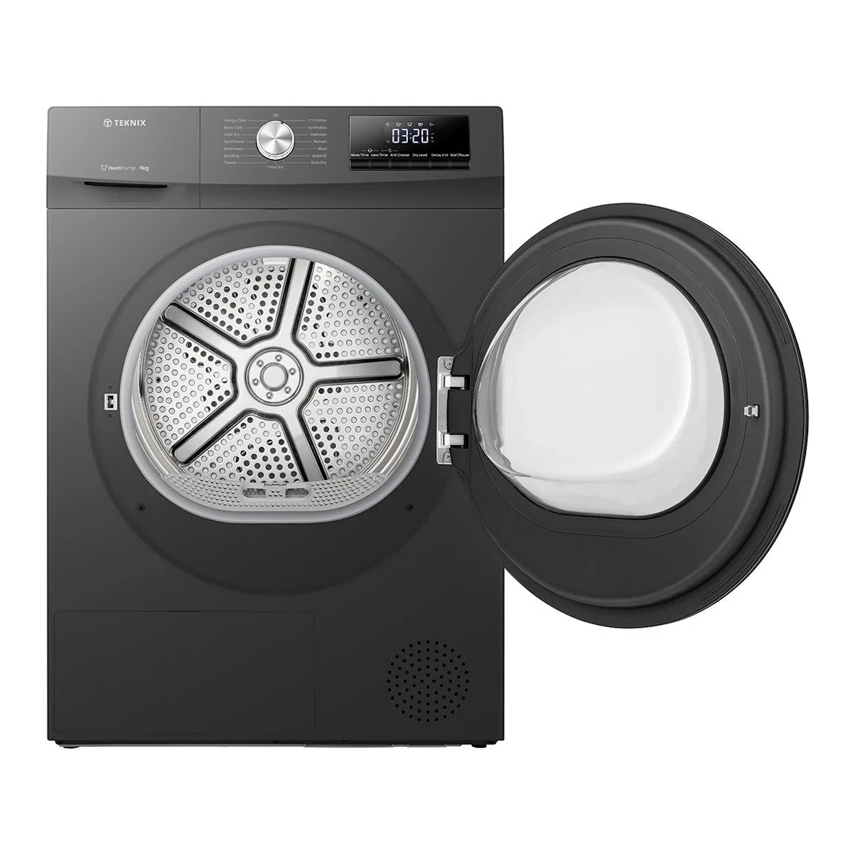 Teknix TK2HP9HS - Titanium 9KG Heat Pump Tumble Dryer - E Energy