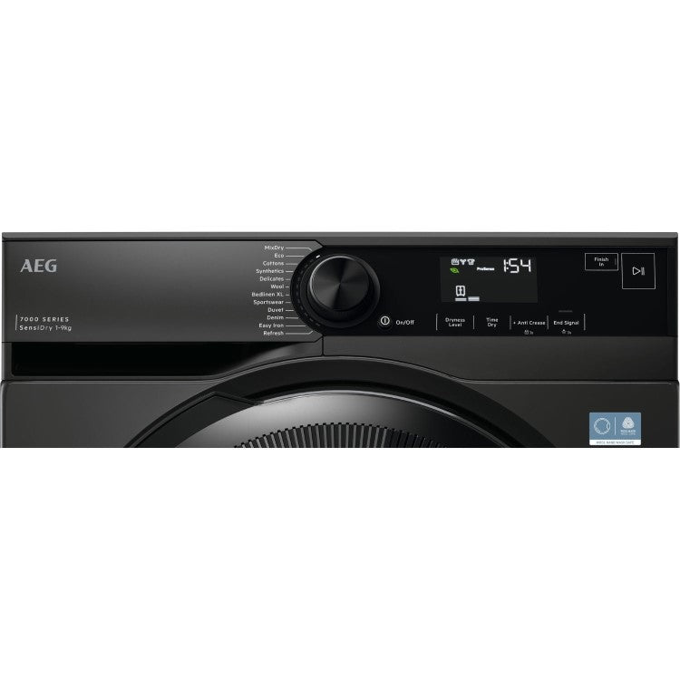 AEG TR749GU4B - White 9KG Tumble Dryer - Heat Pump - C Energy Rating