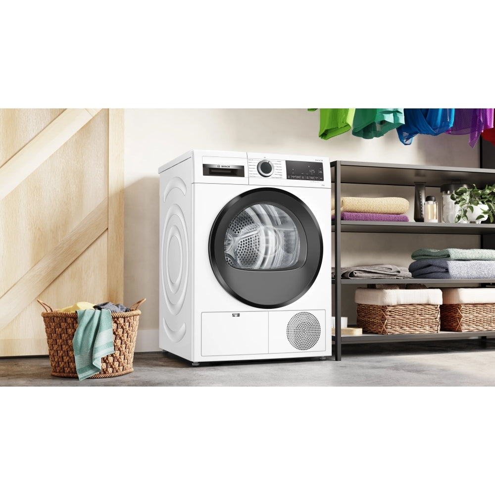 Bosch Series 6 WPG23108GB - White 8KG Condenser Tumble Dryer - B energy