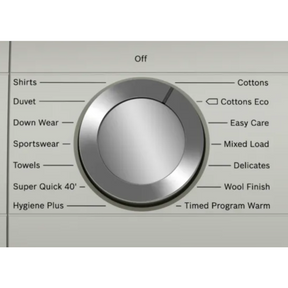 Bosch Series 6 WQG245S9GB - Silver 9KG Heat Pump Condenser Dryer, - A++ energy