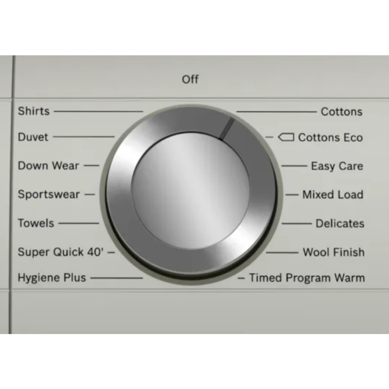Bosch Series 6 WQG245S9GB - Silver 9KG Heat Pump Condenser Dryer, - A++ energy