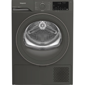 Hotpoint C HD 93M GG UK - Graphite 9KG Heat Pump Tumble Dryer - Cold Guard - Front Loading
