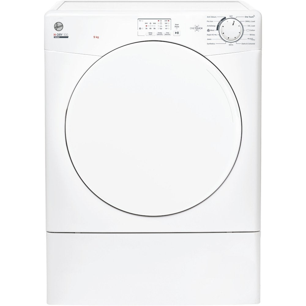 Hoover HLE V9LF - White 9KG Vented Dryer - C energy