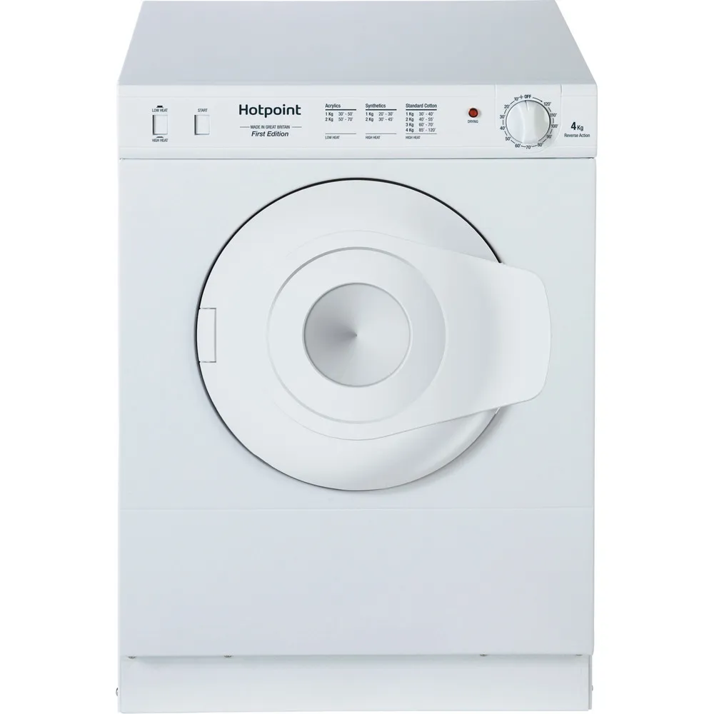 Hotpoint NV4D 01 P (UK) - White 4KG Vented Dryer - C energy
