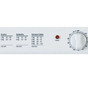 Hotpoint NV4D 01 P (UK) - White 4KG Vented Dryer - C energy