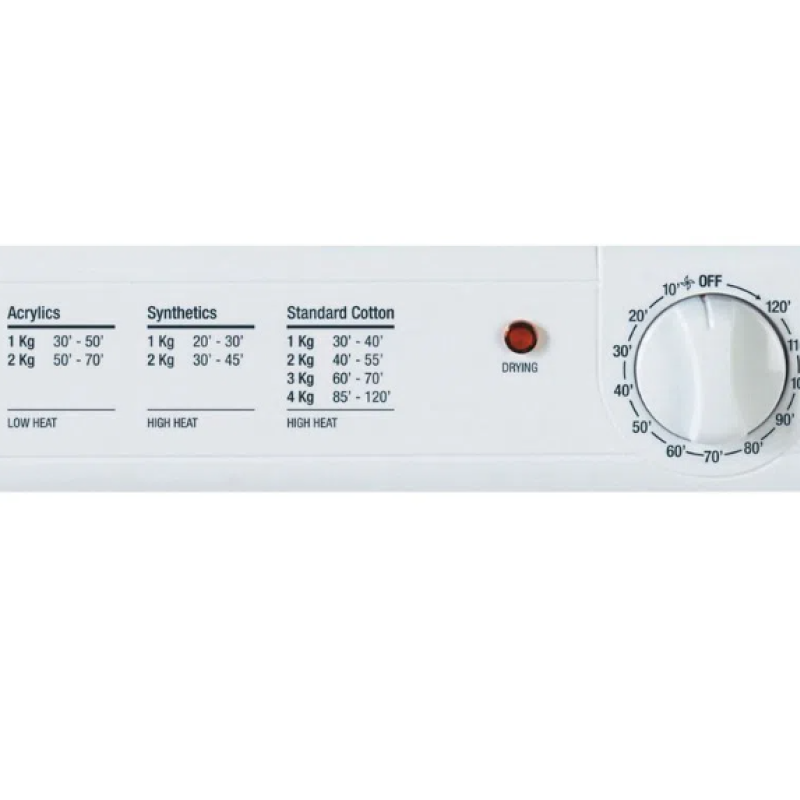 Hotpoint NV4D 01 P (UK) - White 4KG Vented Dryer - C energy