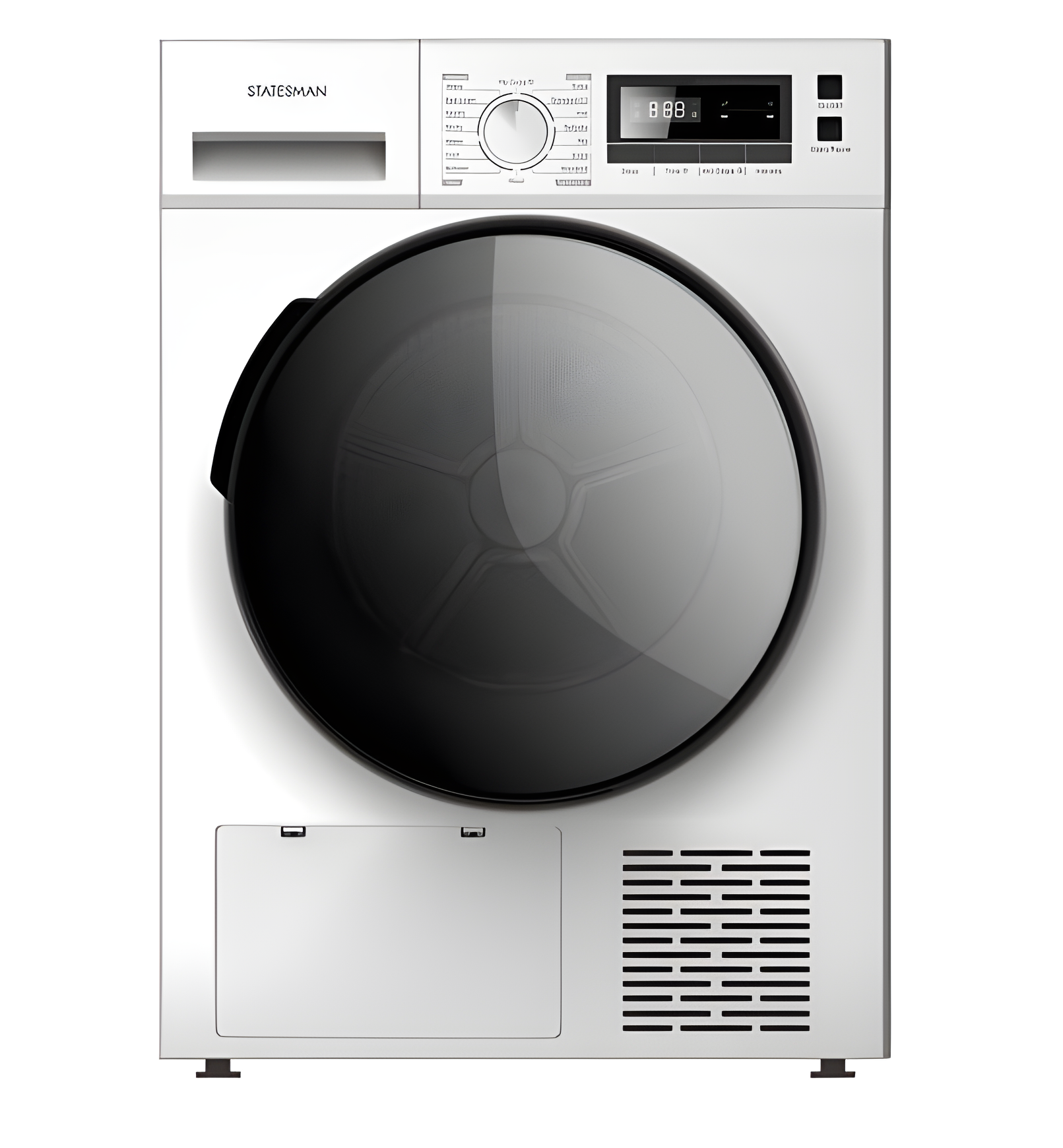 Statesman THP18W - White 8KG Heat Pump Condenser Dryer - A++ energy