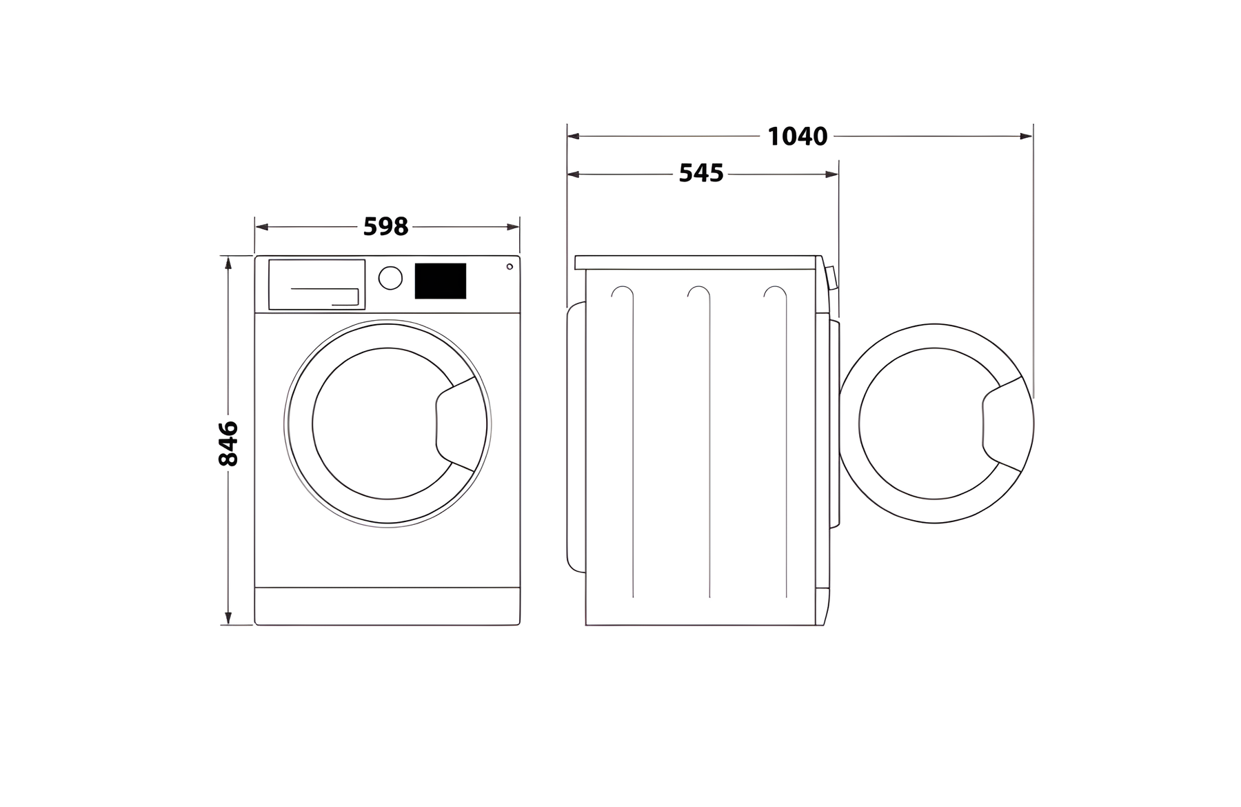 Hotpoint C HSD 82M GG UK - Graphite 8KG Heat Pump Tumble Dryer - Cold Guard - G Energy