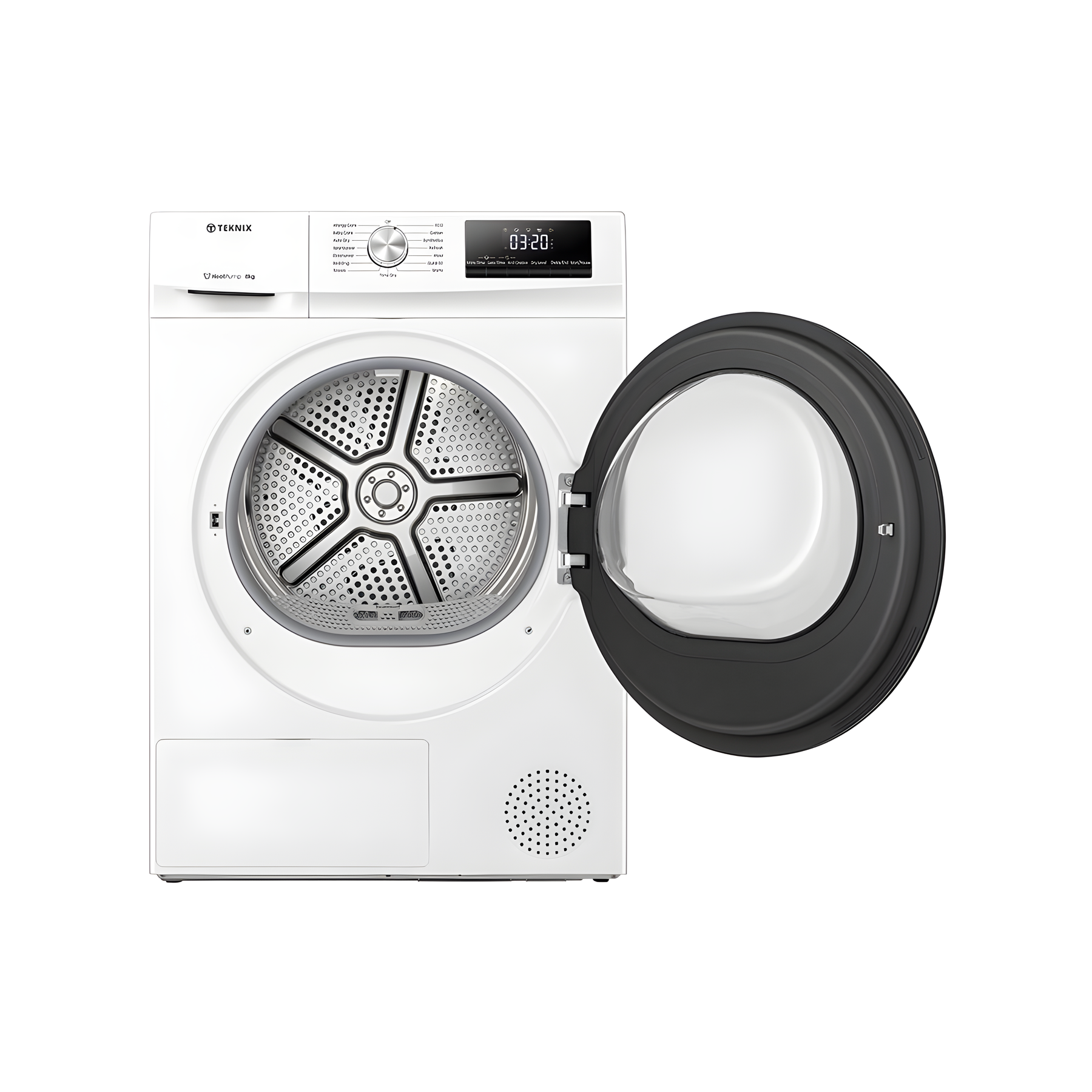 Teknix TKHP8HW - White 8KG Heat Pump Tumble Dryer - E Energy