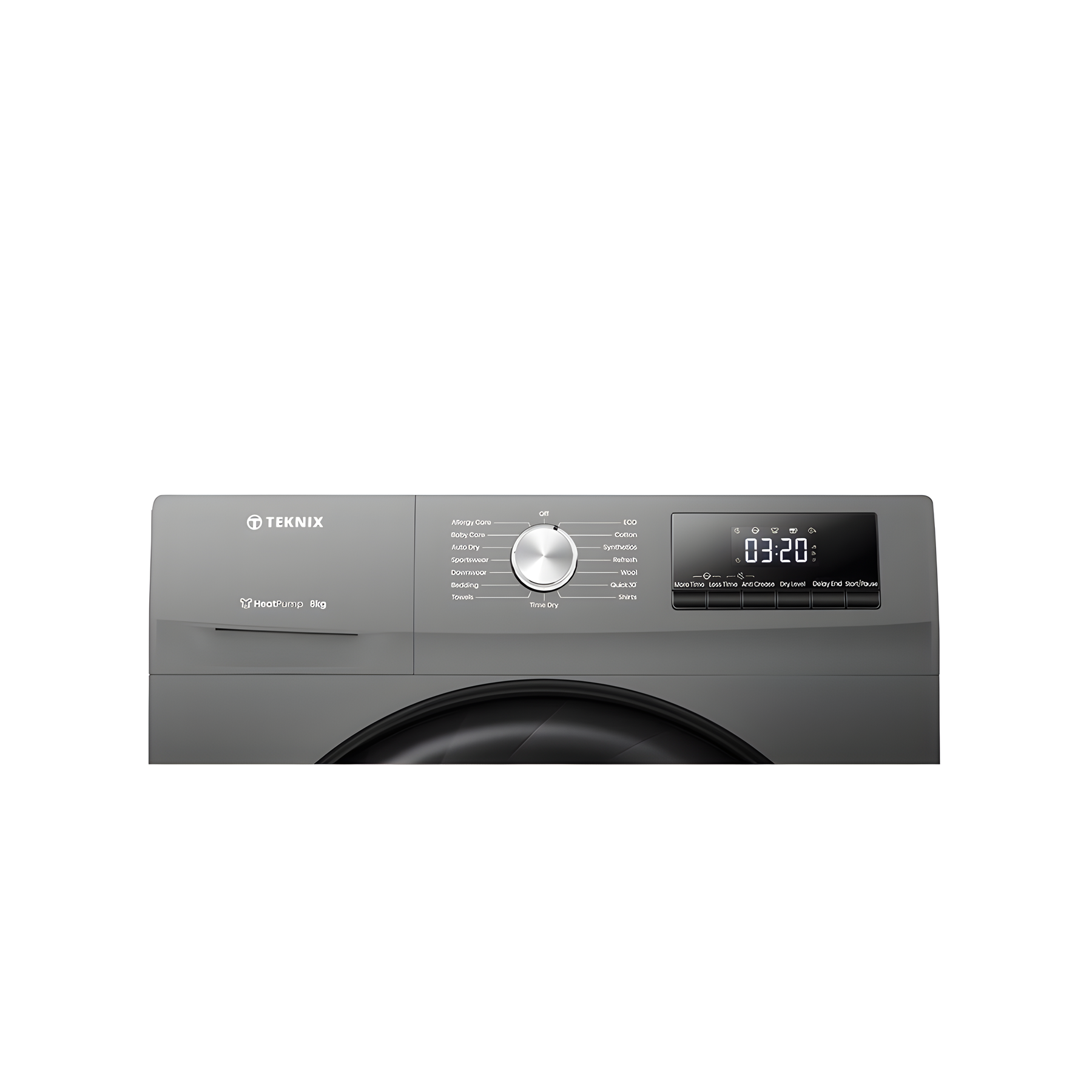 Teknix TKHP8HS - Titanium 8KG Heat Pump Tumble Dryer - E Energy