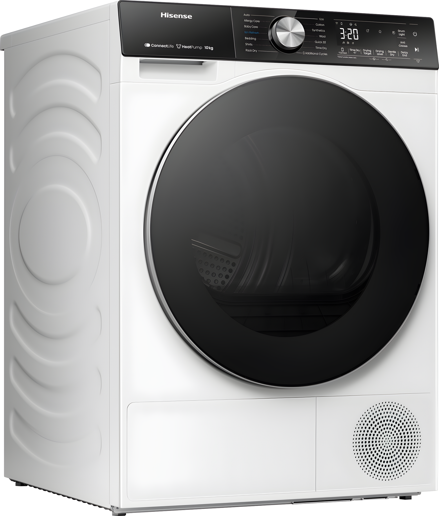 Hisense DH5S102BW - White 10KG Tumble Dryer - Heat Pump - B Energy