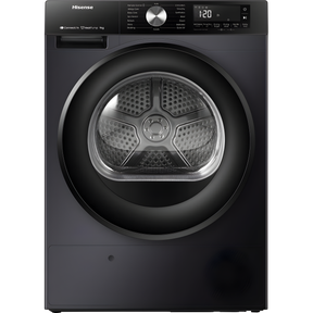 Hisense DH3S902BB3 - Black 9KG Heat Pump Tumble Dryer - B Energy Rating