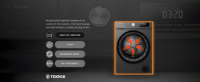 Teknix TK2HP9HS - Titanium 9KG Heat Pump Tumble Dryer - E Energy