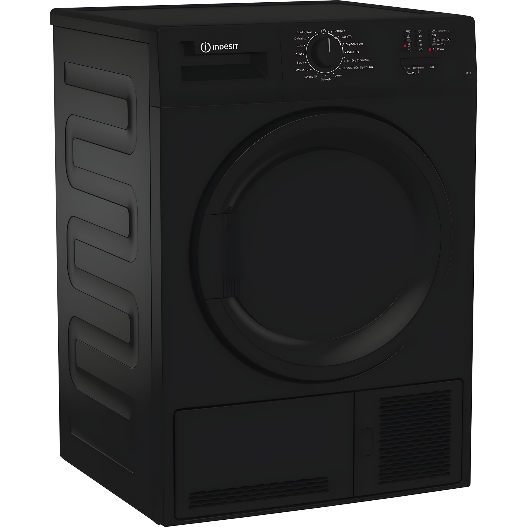 Indesit C YD C82 BBGL UK - Black 8KG Condenser Tumble Dryer - B Energy Rated