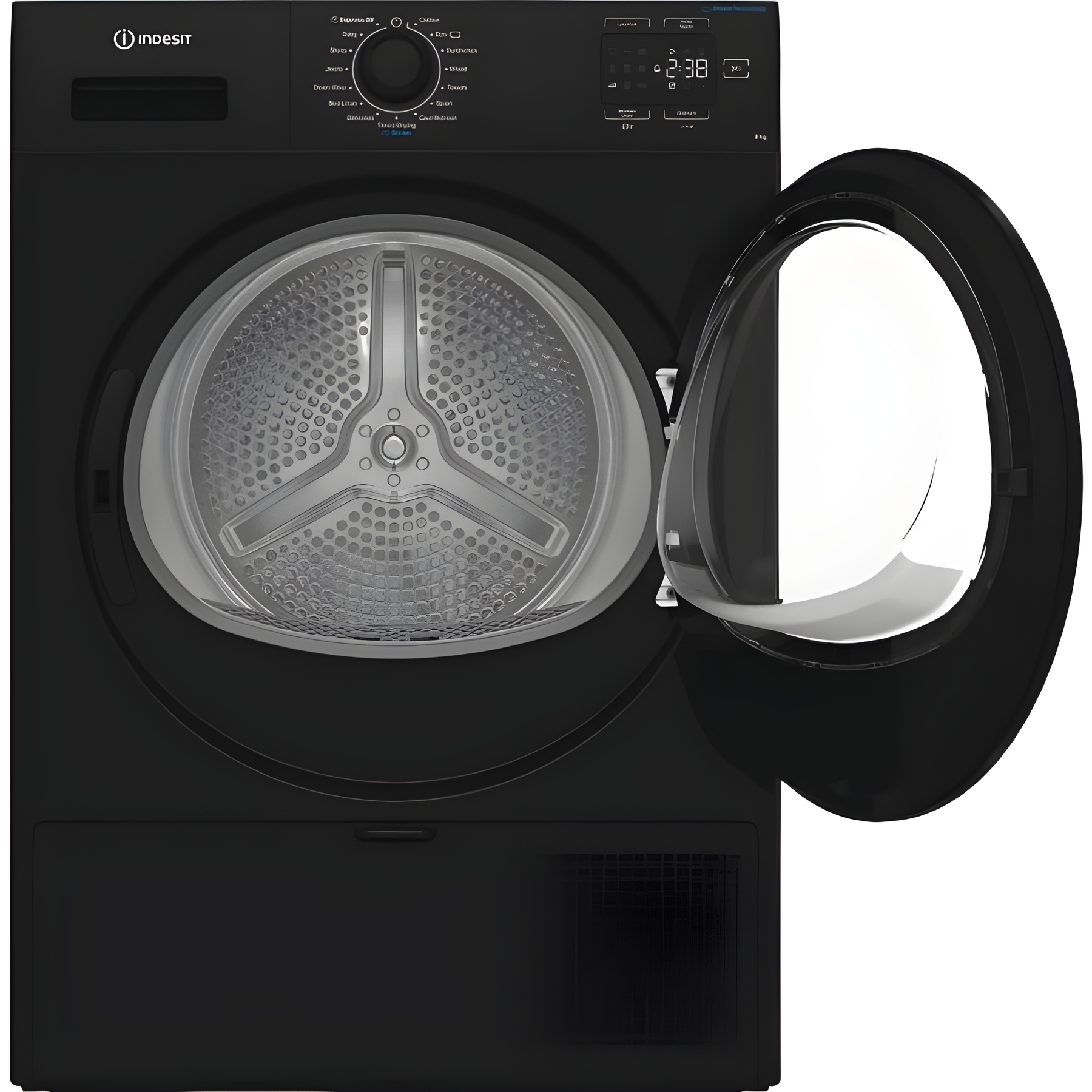 Indesit C YSD 82D BB UK - Black 8KG Heat Pump Tumble Dryer - A+ Energy