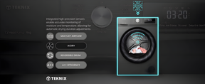 Teknix TK2HP9HS - Titanium 9KG Heat Pump Tumble Dryer - E Energy