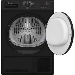 Indesit C YD C82 BBGL UK - Black 8KG Condenser Tumble Dryer - B Energy Rated