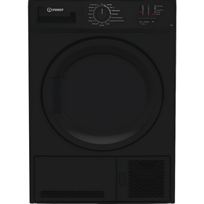 Indesit C YD C82 BBGL UK - Black 8KG Condenser Tumble Dryer - B Energy Rated