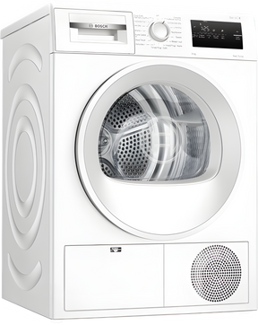 Bosch Series 4 WTH85225GB - White 8KG Heat Pump Condenser Dryer - A++ energy